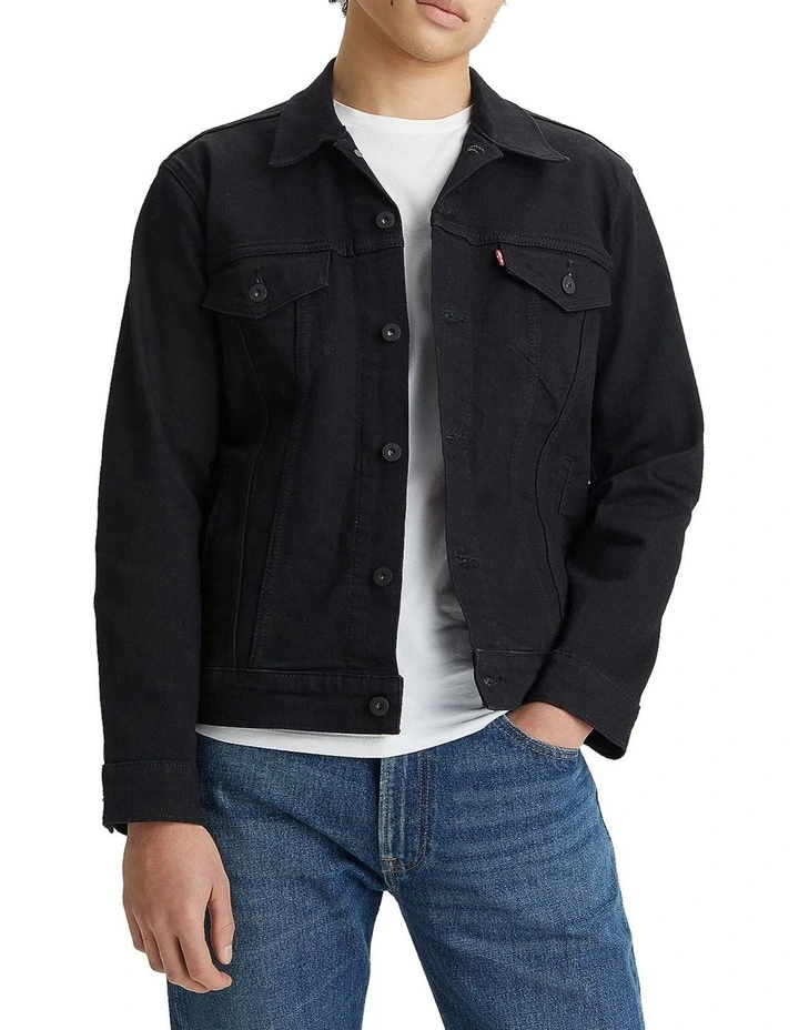 Trucker Jacket in Black