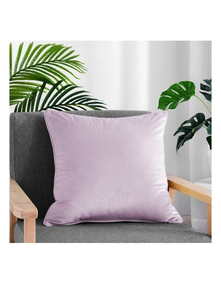 Bronte Velvet Cushion 45x45cm in Lilac