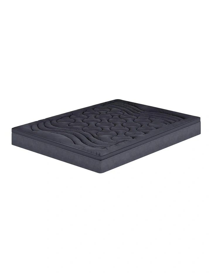3-Zone Pillowtop Queen Mattress Topper in Charcoal