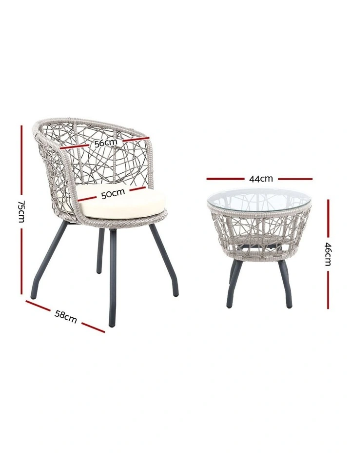 Outdoor Patio Chair and Table