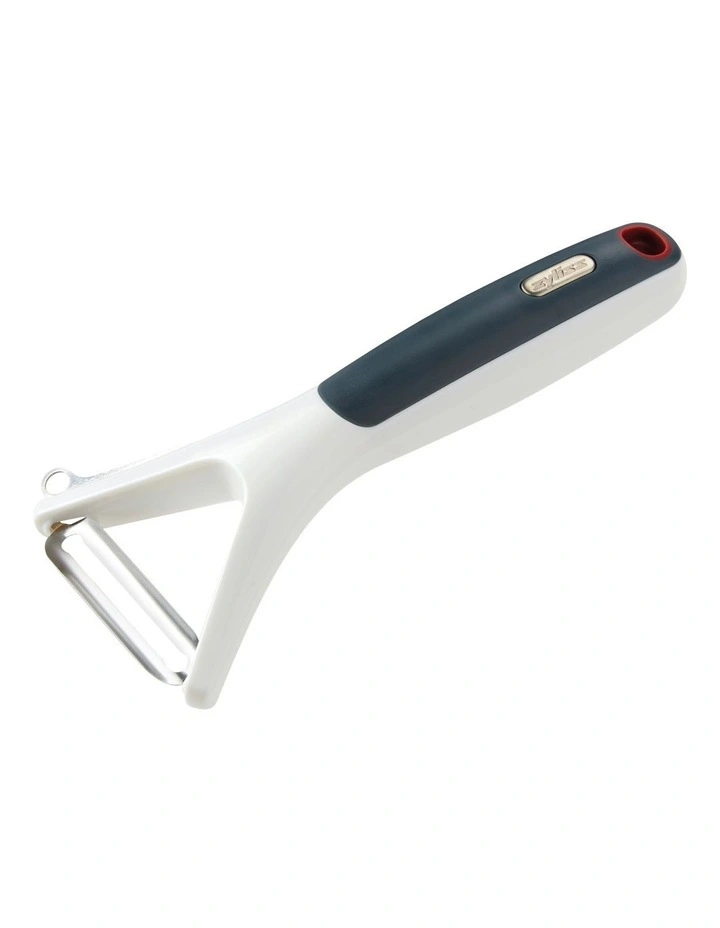 Smooth Glide Y-Peeler in White/Grey/Red