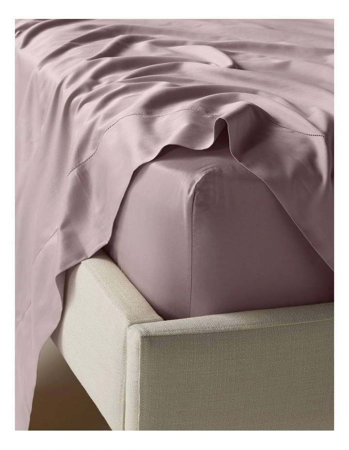 400TC Diana Egyptian Cotton Sateen Sheet Separates in Blush