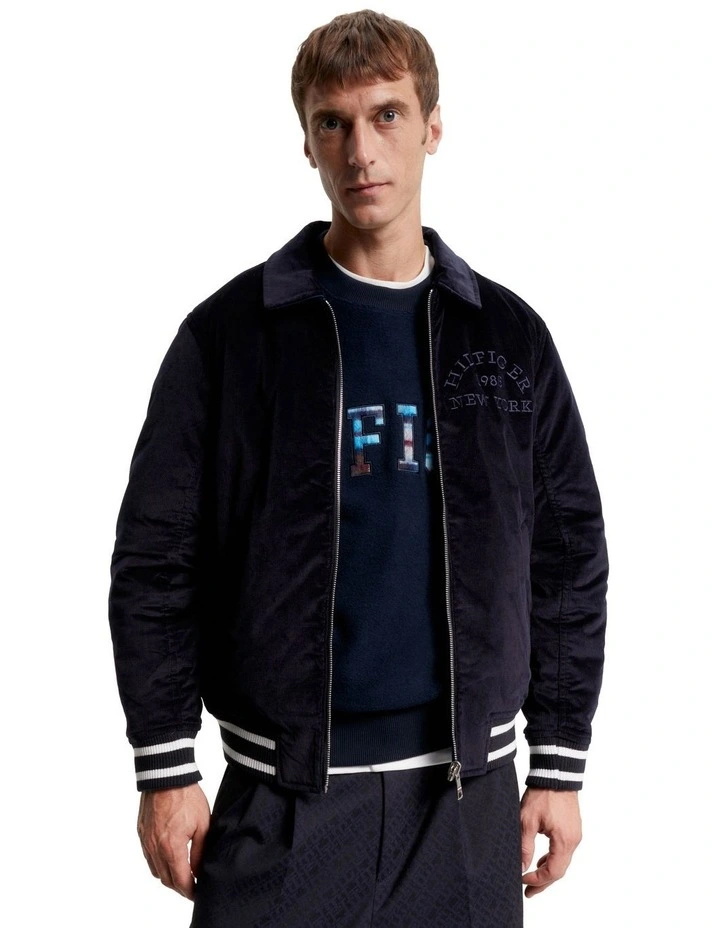 Reversible Corduroy Ivy Jacket in Navy