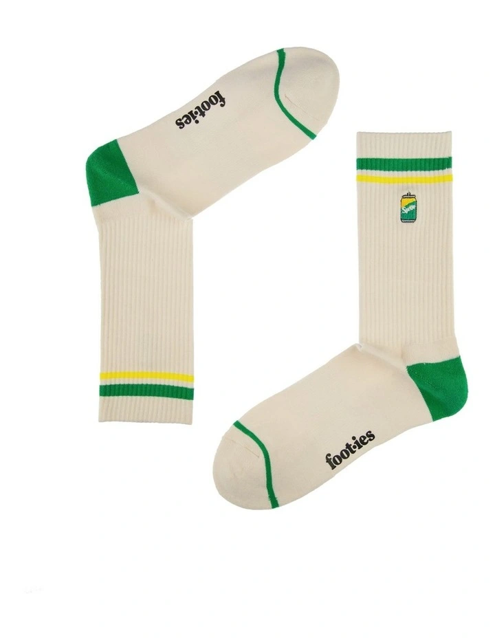 Sprite Sneaker Socks 2 Pack in Assorted