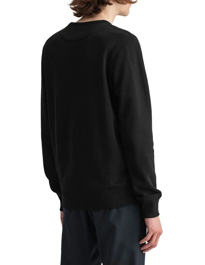 Archive Shield Crew Neck Sweat Black