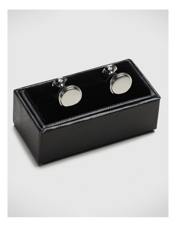 Champagne Glass Shaped Cufflinks in Silver