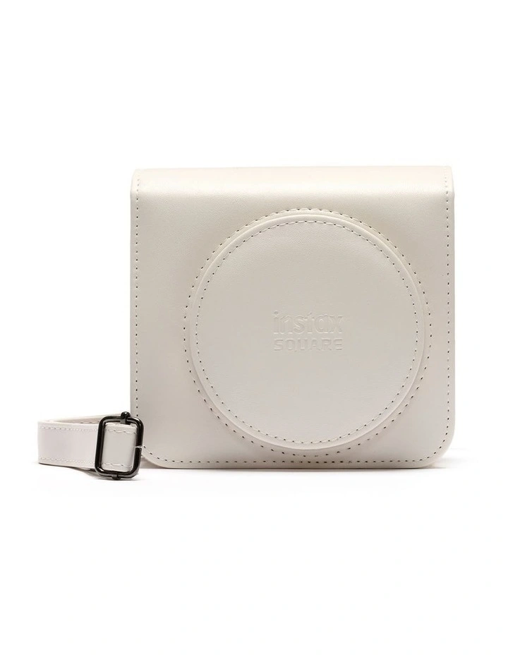 Chalk White Instax Square SQ1 Leather Case