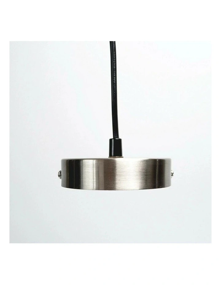 Rohan 3 Tubular Suspension Pendant Light Satin Chrome