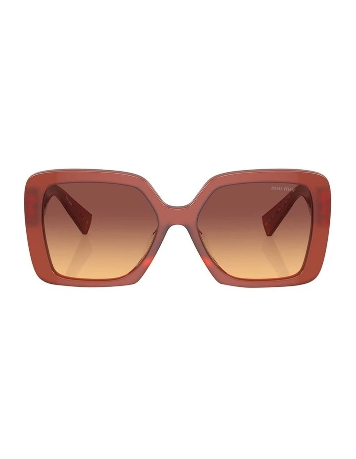 MU 10YS Sunglasses in Red