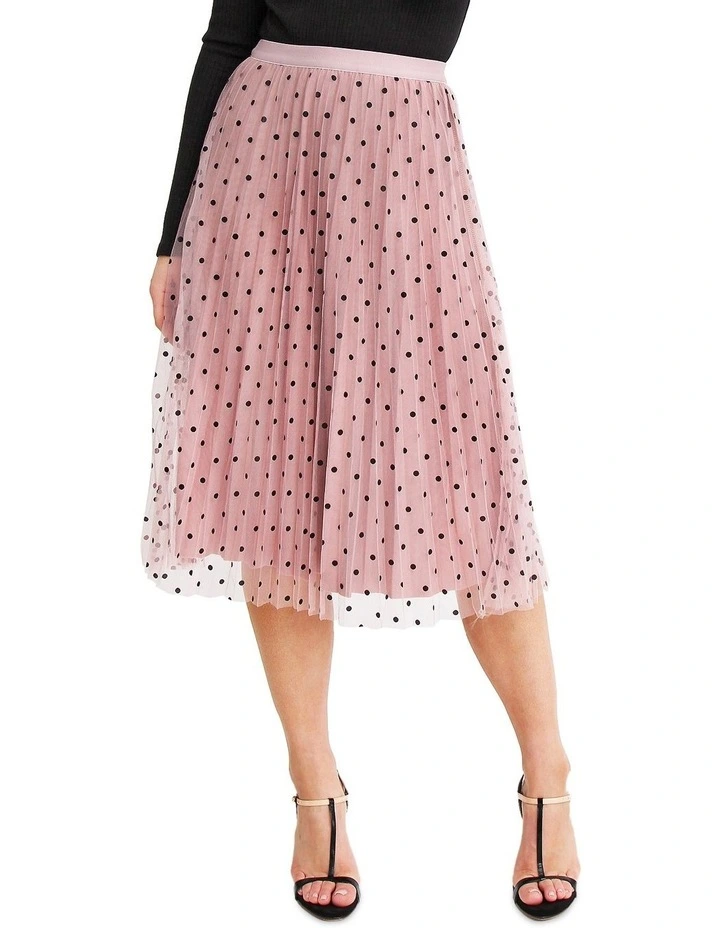 Mixed Feelings Pink Reversible Skirt