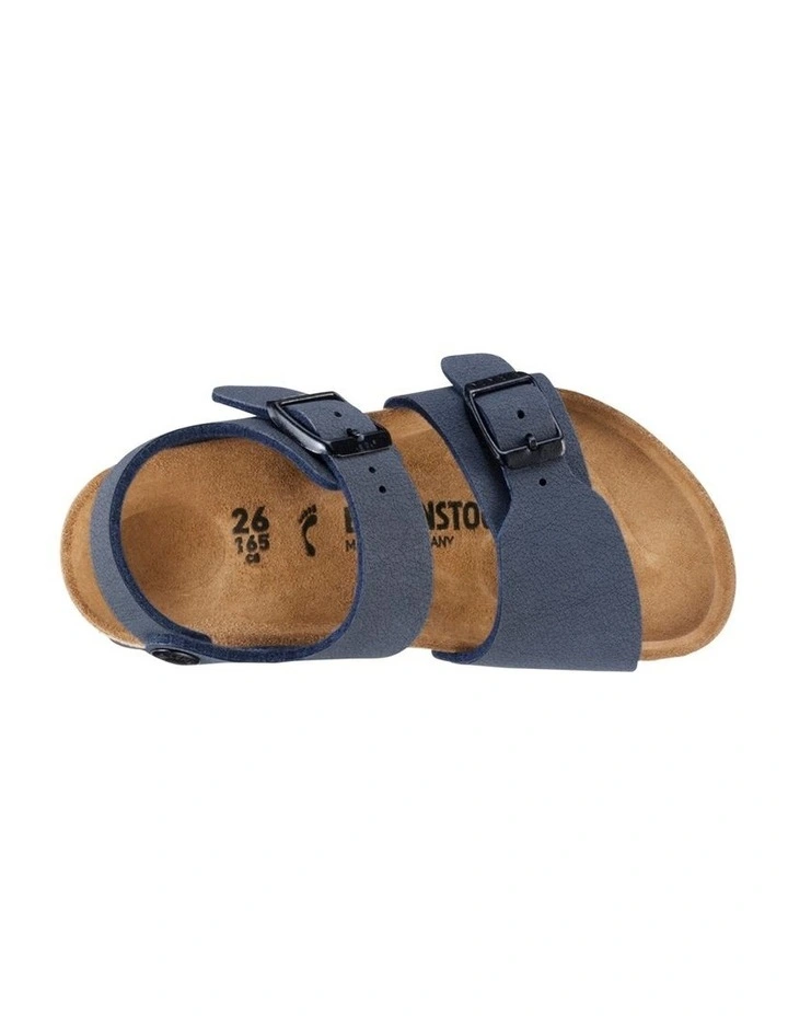 New York Narrow Children's Sandals in Navy