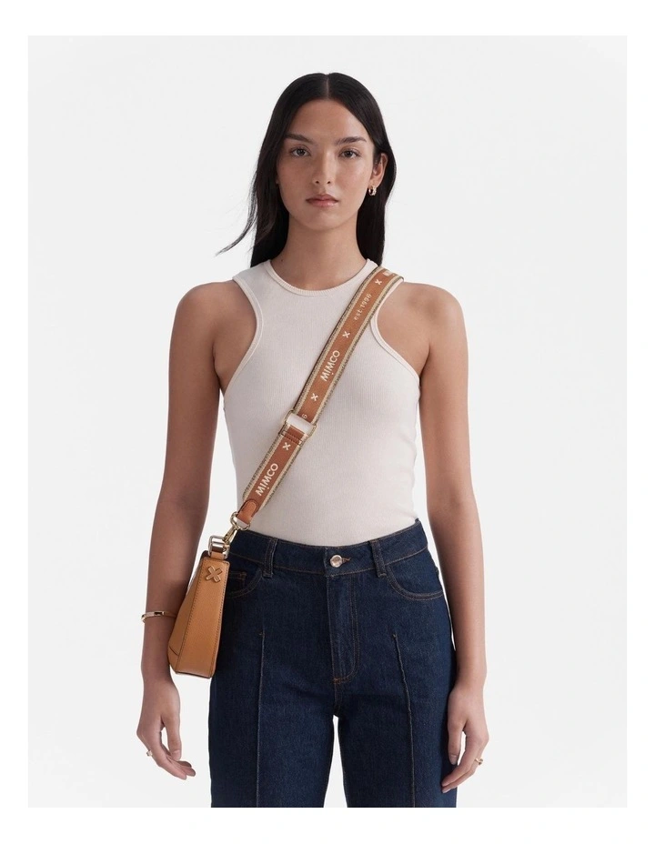 Mim 96 Webbing Bag Strap in Caramel