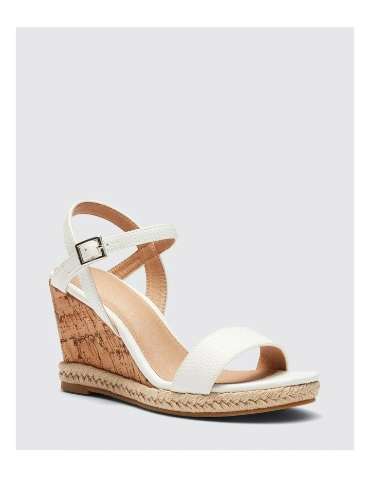 Booma Wedge Heel in White