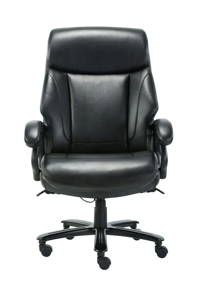 Innovative Comfort Coils High Back Big & Tall 180KG Bonded Leather Office Chair