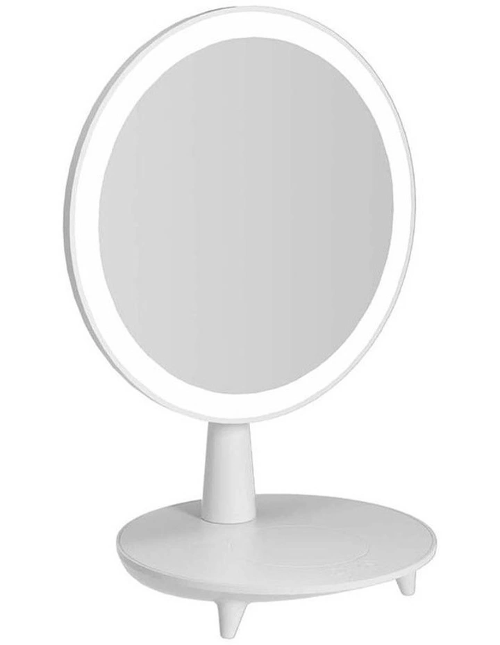 Rechargeable LED Light Makeup Mirror in White