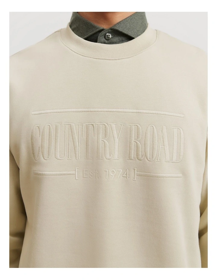 Heritage Sweat in Almond