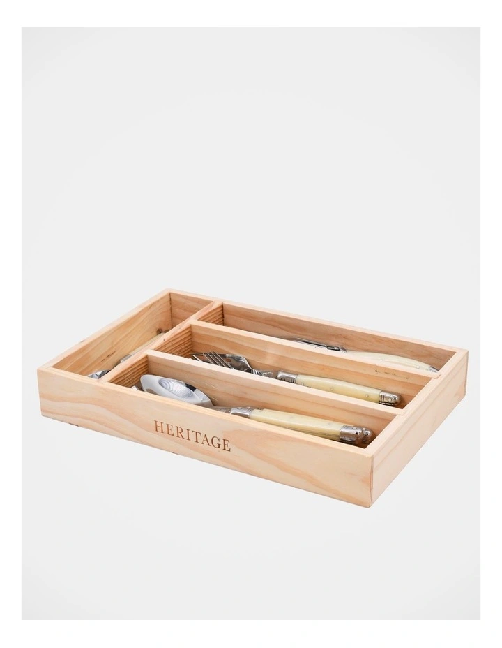 Laguiole Sophistique French 24 Piece Cutlery Set in Pearl