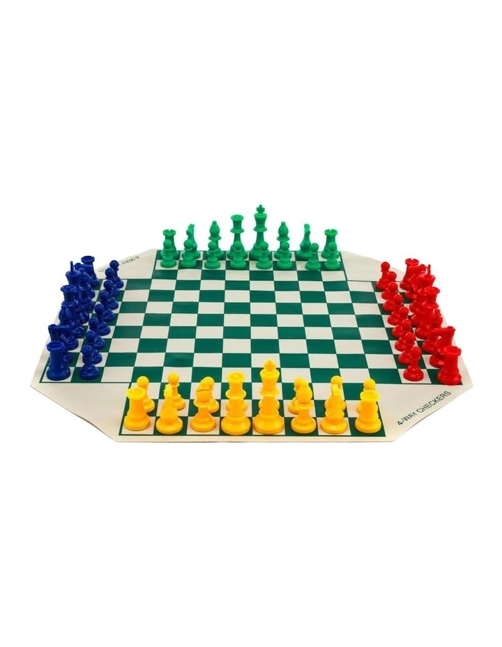 Chess Octagon Board 4 Player Set