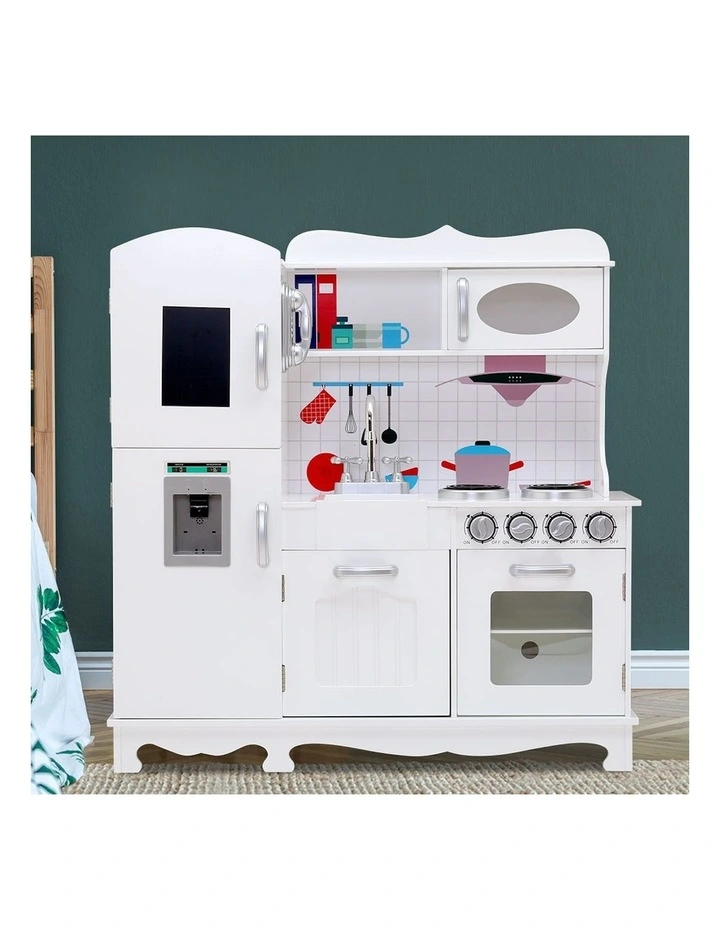 Classic-Styled Fully Equipped Kitchen Set in White