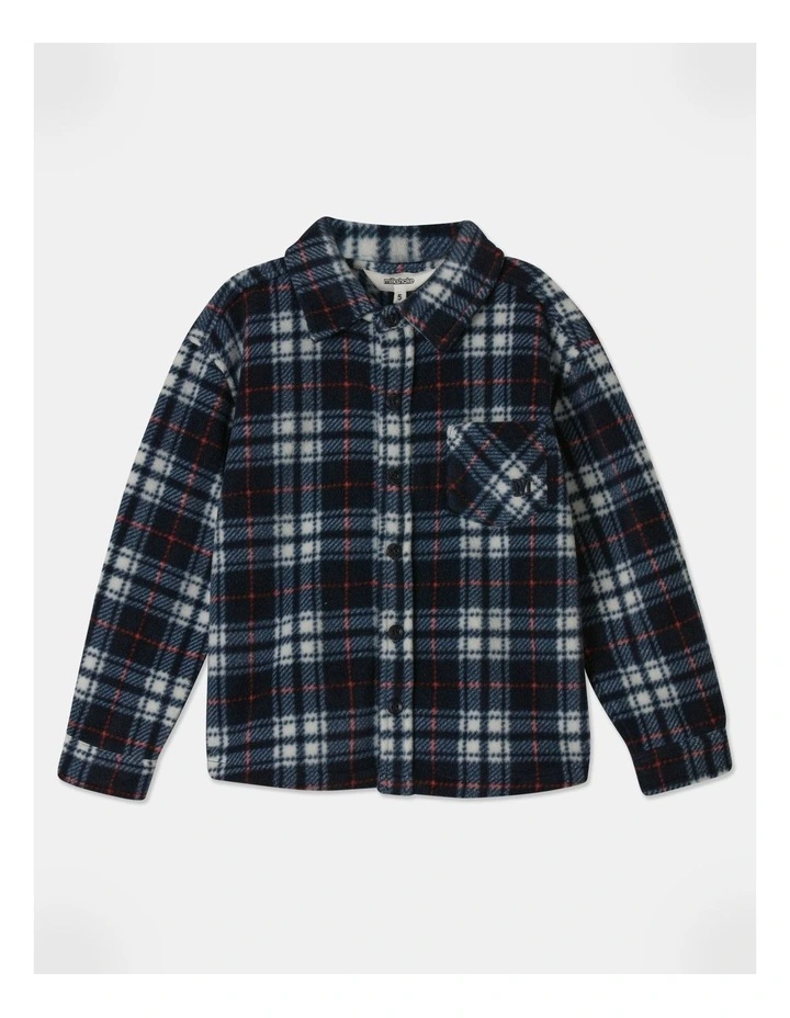Polar Fleece Shirt (3-8 Years) in Navy