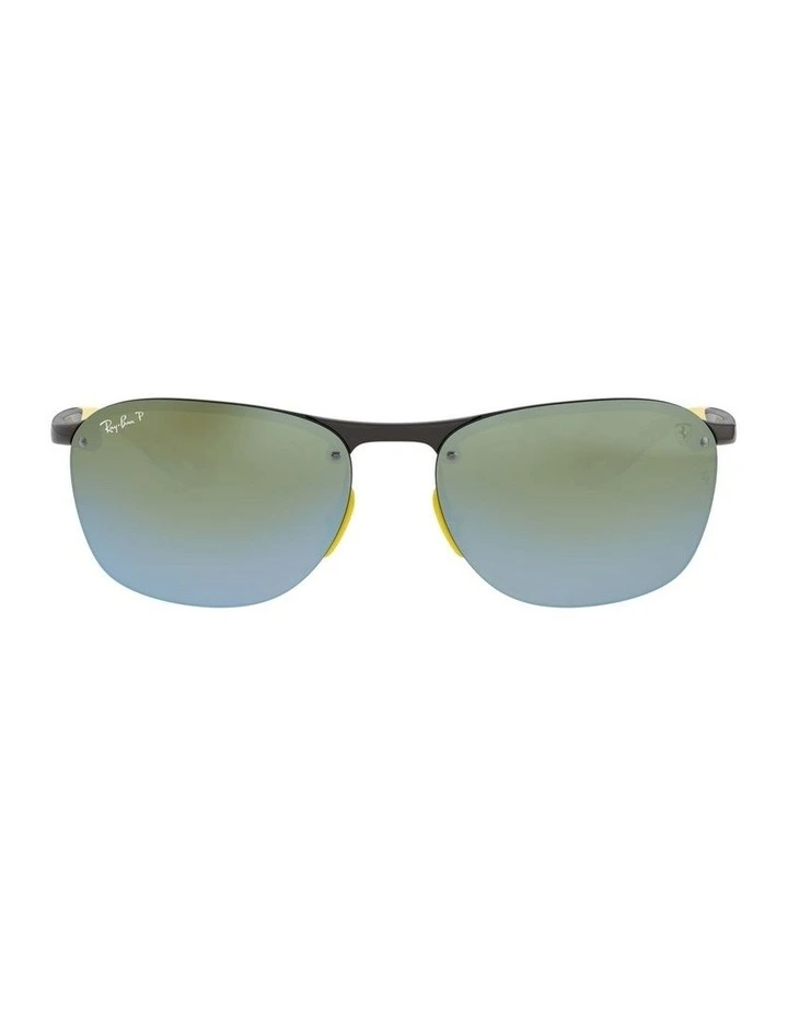RB4302M Scuderia Ferrari Grey Polarised Sunglasses