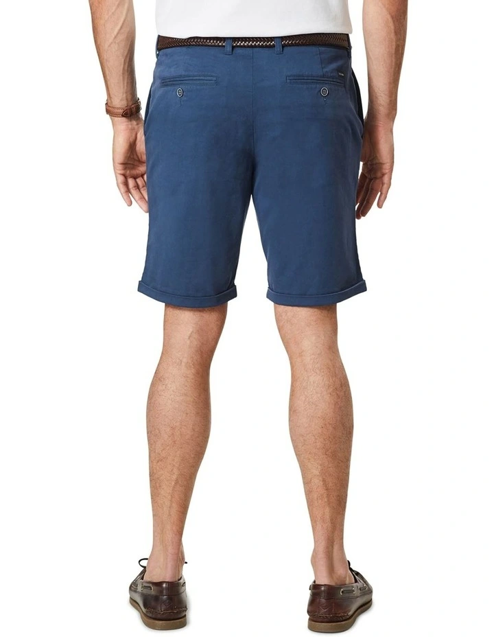 Modern Club Stretch Shorts in Blue