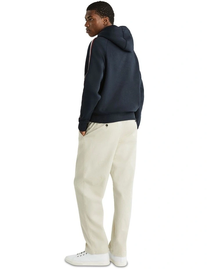 Global Stripe Hoodie in Navy