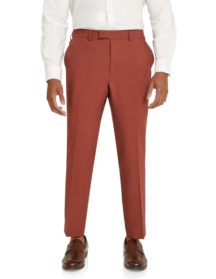 Moore Hyperstretch Slim Pant in Rust