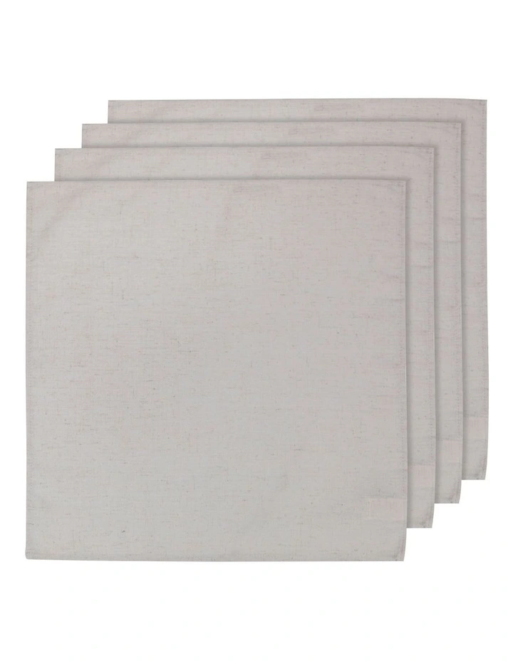 Seno Napkins 4 Pack in Flax