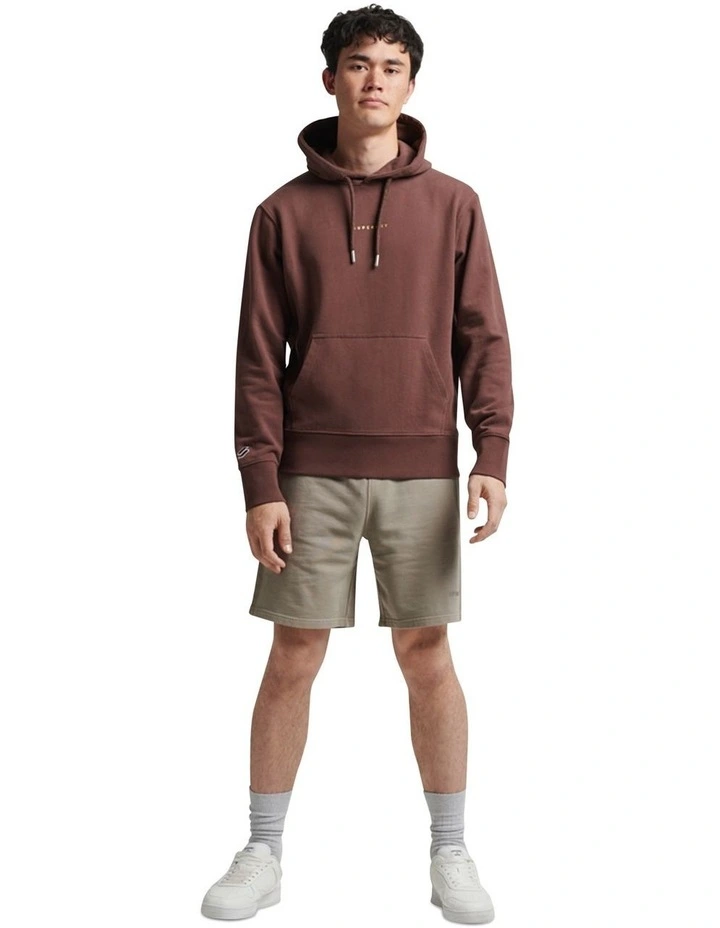 Code Surplus Logo Hoodie in French Roast Brown