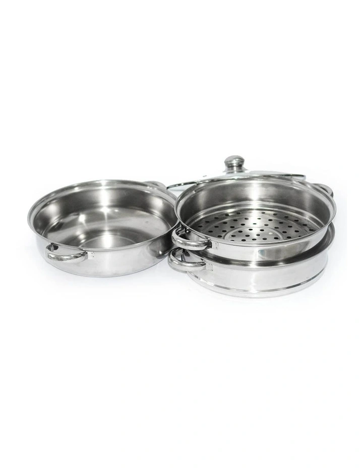 3 Tier Steamer in Stainless Steel