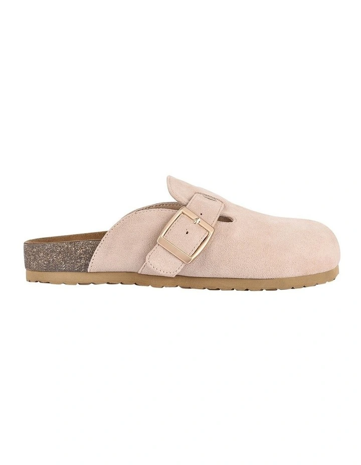 Xion Footbed Slide in Stone Micro