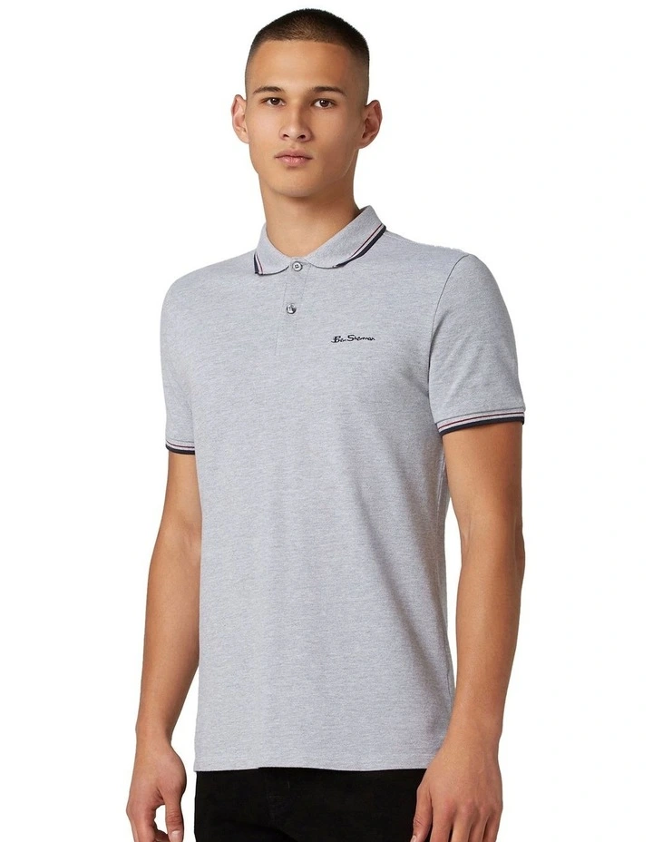 Signature Romford Polo in Grey Marle