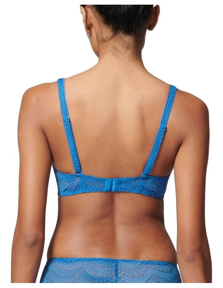 Karma Soft Cup Triangle Bra in Blue