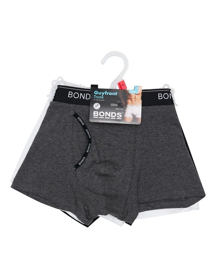 Guyfront Trunks 3 Pack in Multi