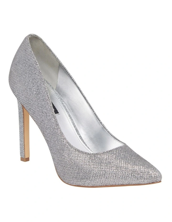 Tatiana Pump Heel in Silver