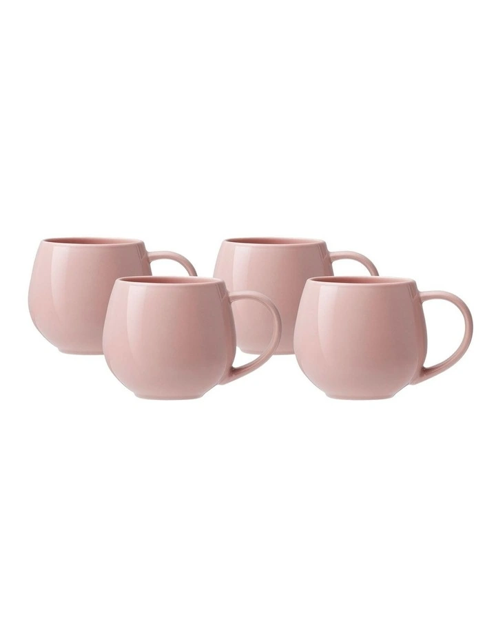 Gift Boxed Concorde Mug 475ml Set of 4 in Rose