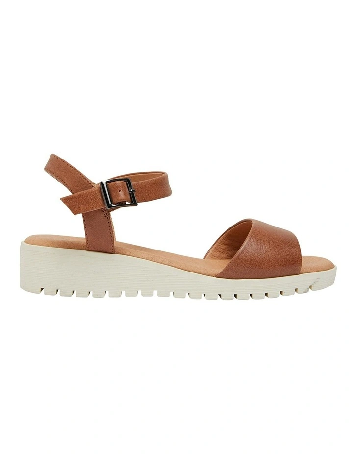 Georgie Sandals in Tan Leather