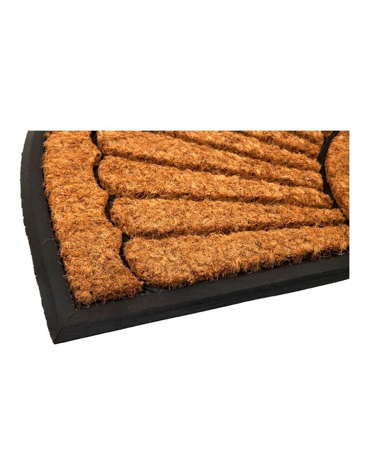 60x90 cm Kochi Half Round Rubber and Coir Doormat