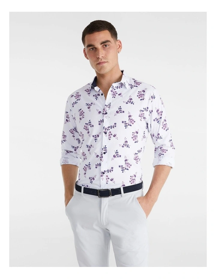 Cyprus Slim Shirt In White
