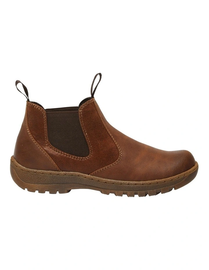 Emmett Boots in Tan Micro