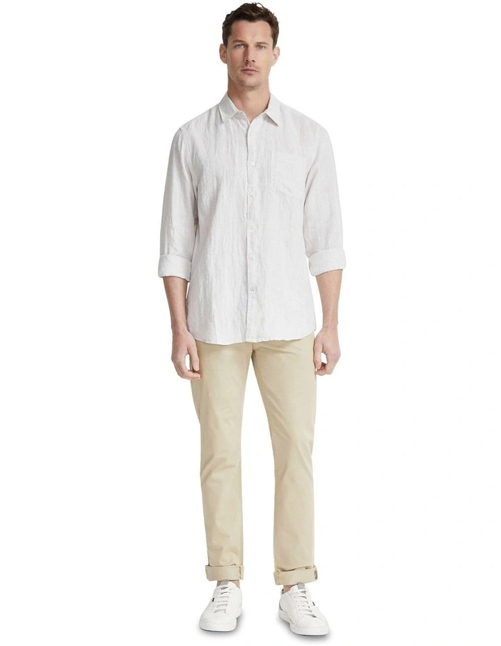 Holloway Pure Linen Shirt in Natural