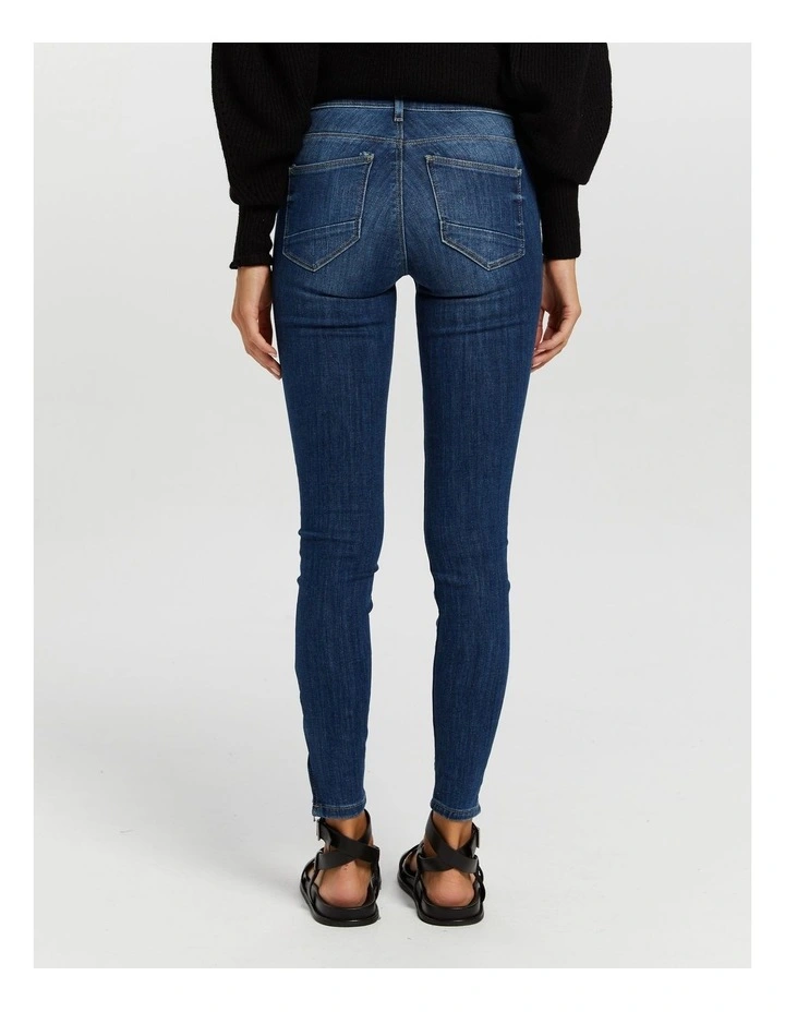 Kendell Denim Skinny Jean in Blue