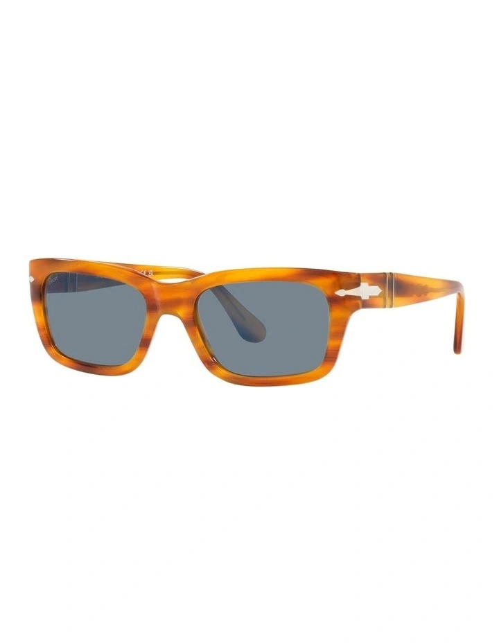 0PO3301S Sunglasses in Striped Brown