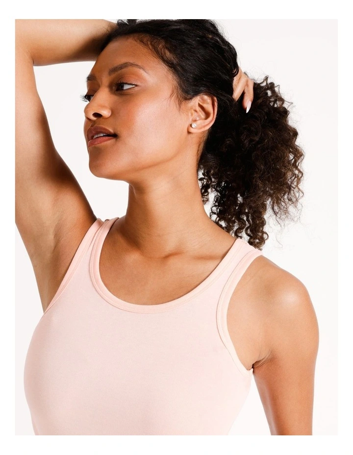 Cotton Tank in Pink
