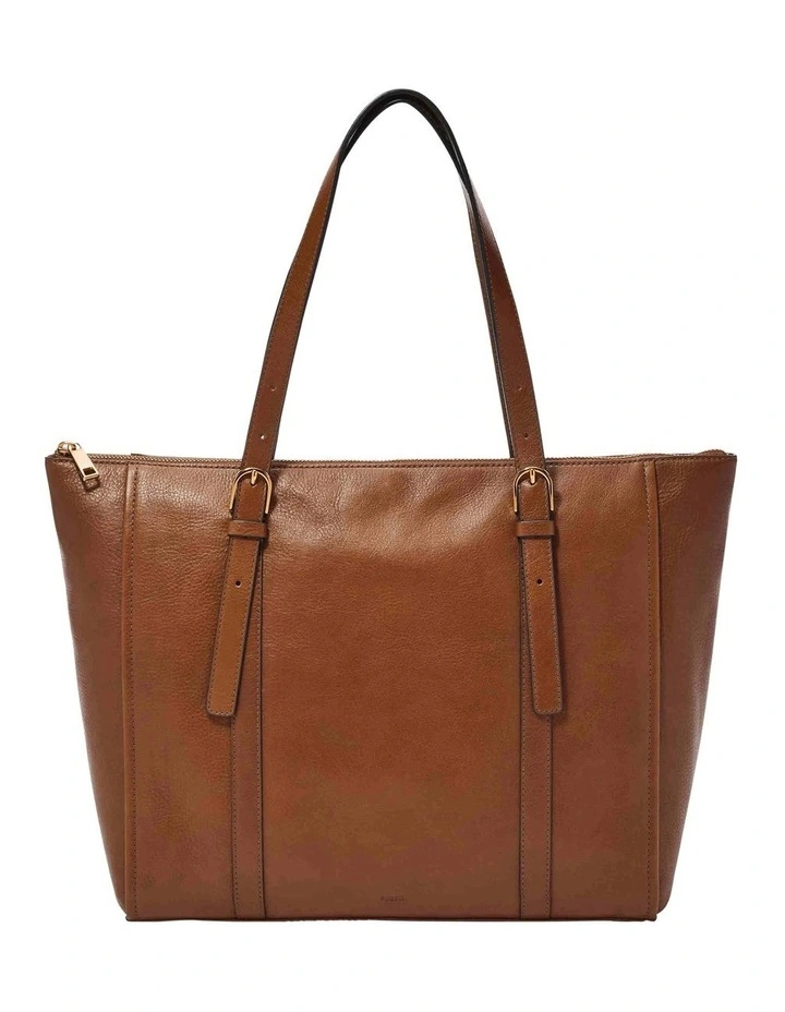 Carlie Tote Bag in Brown