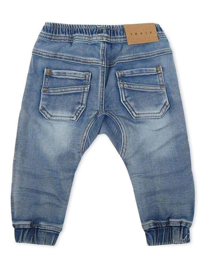 Arched Drifter Pant (0-2 years) in Light Denim