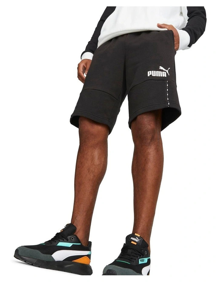 Ess Block X Tape Shorts in Black