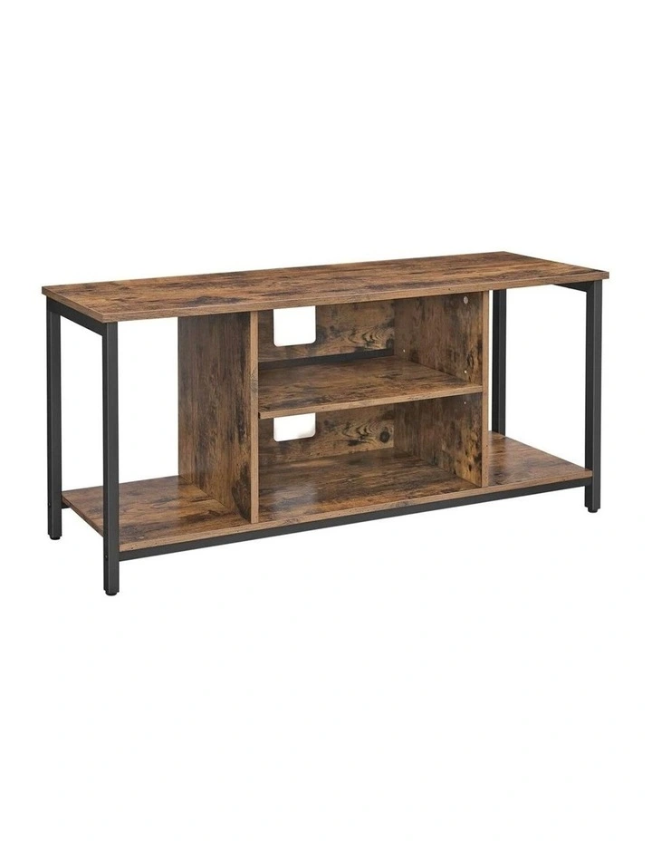 Entertainment Unit with Open Storage 110cm in Brown