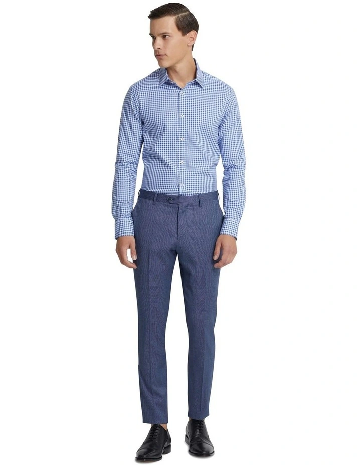 Beckton Gingham Check Shirt in Blue